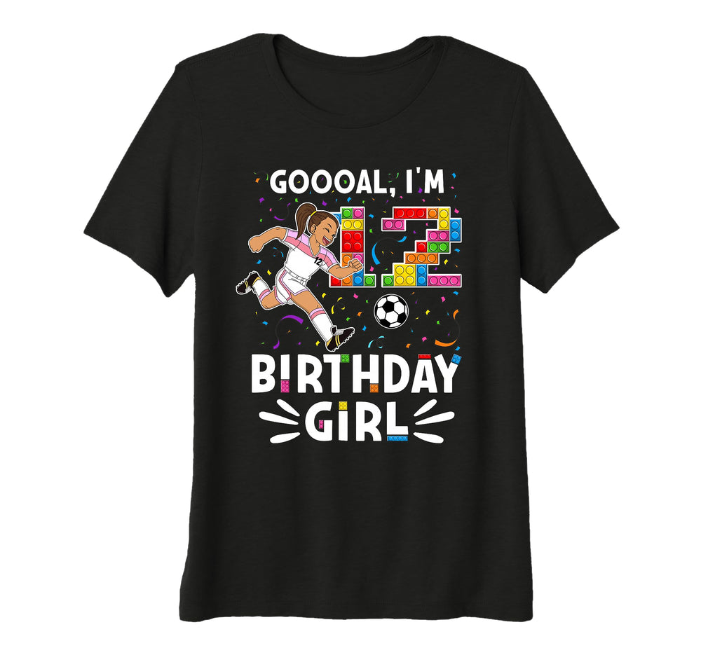 Goooal Im 12 I Building Blocks I 12Th T-Shirt - Novelty Apparel Unisex