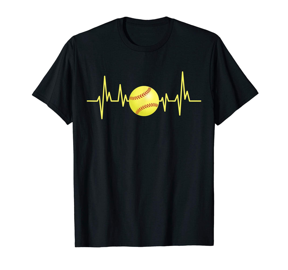 Gift Softball Player Coach Fan T-Shirt - Fun Novelty Design for Adults