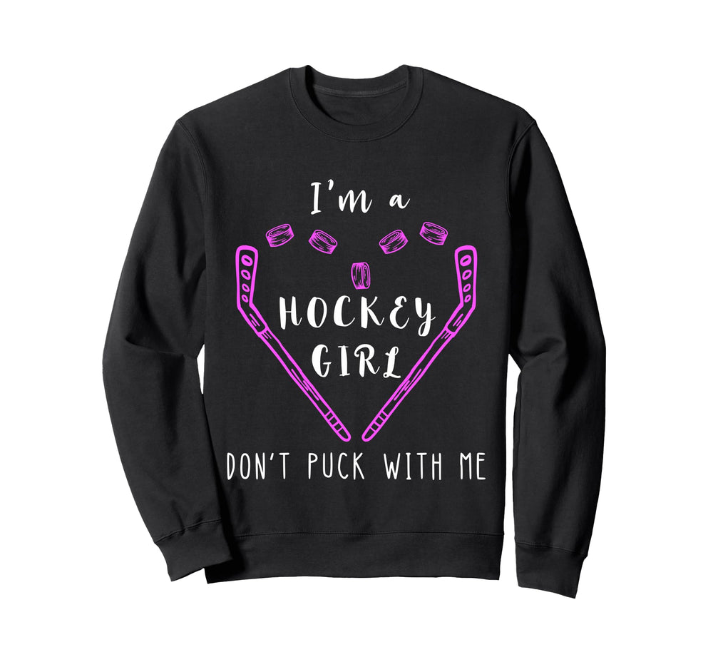 Hockey Ice Hockey Puck Hockey Sweatshirt - Streetwear Style for Adults