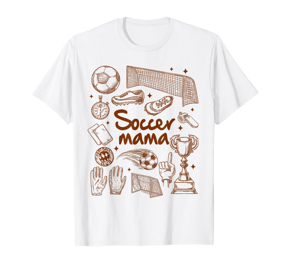 Soccer Mama Soccer Mom Loud Proud T-Shirt - Minimalist Print Men Women