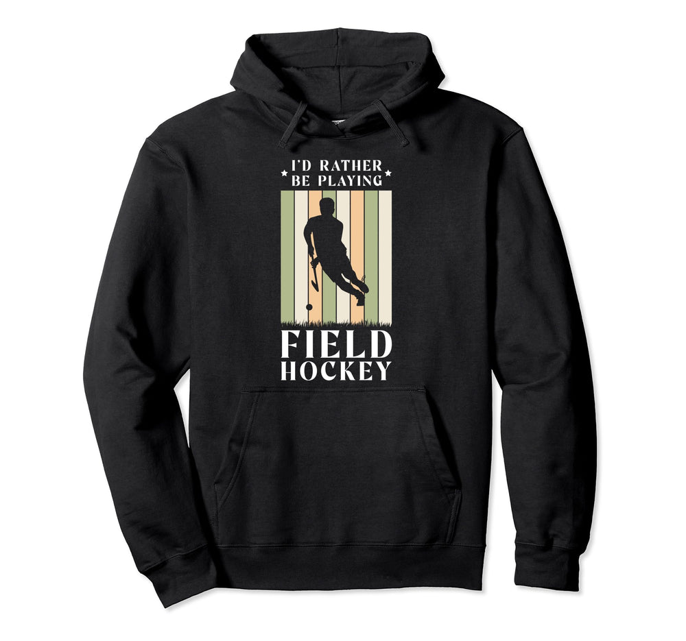 Hockey Training Goal Shooting Goalie Stick Hoodie - Novelty Apparel Unisex