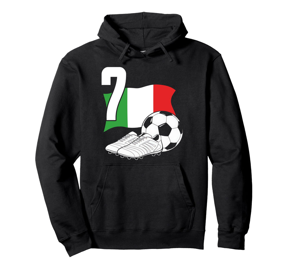 7 Soccer Birthday Gift Soccer Fan Sports Hoodie - Unique Graphic Men Women