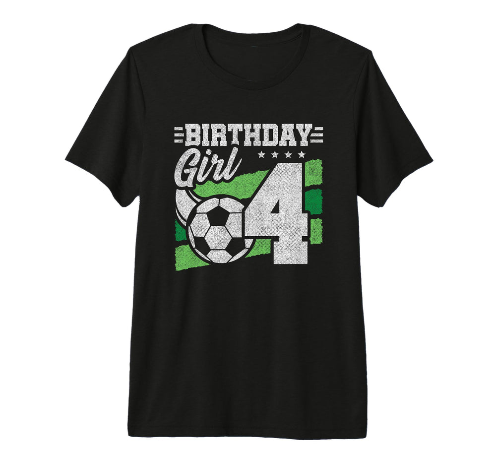 4Th Birthday Soccer Party 4 Year Old T-Shirt - Trendy Graphic Men Women