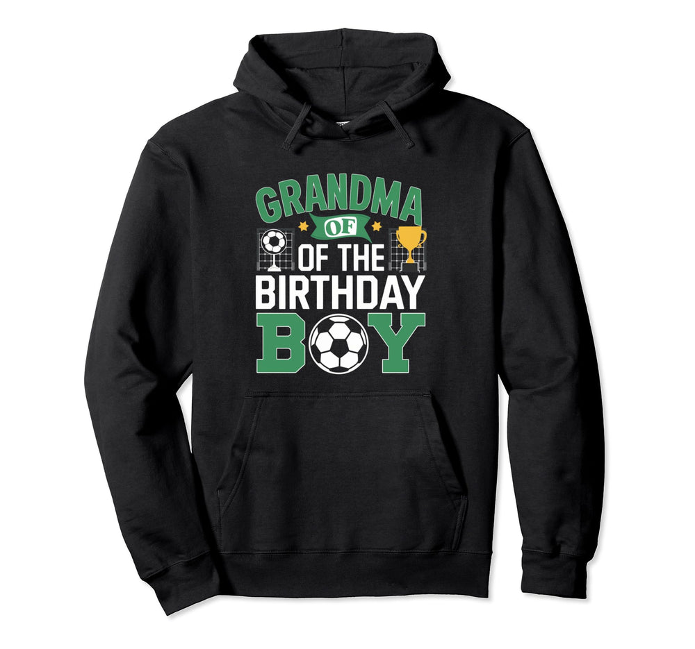 Grandma Birthday Soccer Family Party Hoodie - Trendy Graphic for Adults