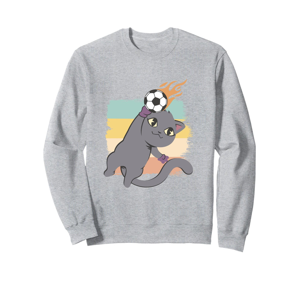 Kawaii Football Soccer Player Funny Sweatshirt - Streetwear Style Unisex
