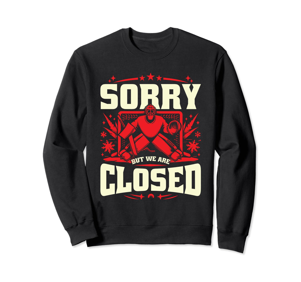 Goaltender Goalkeeper Ice Hockey Sweatshirt - Aesthetic Graphic for Adults