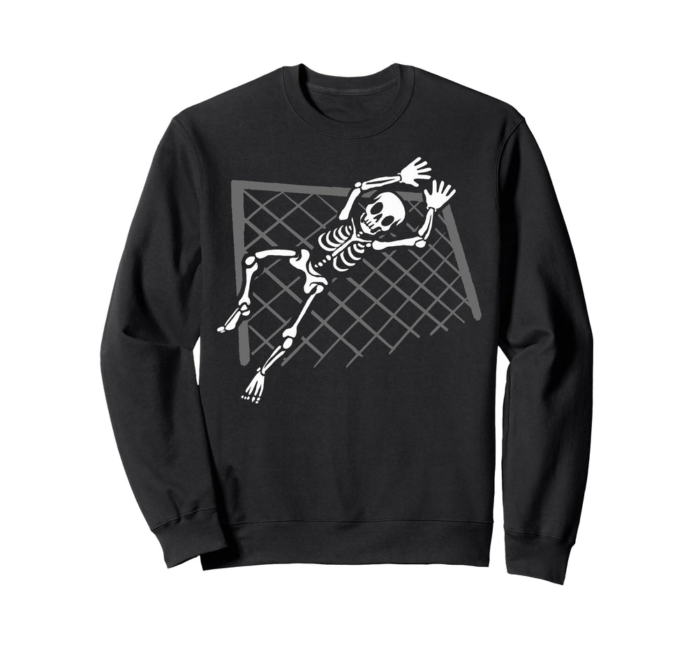 Skeleton Goalkeeper Sweatshirt - Trendy Graphic Unisex