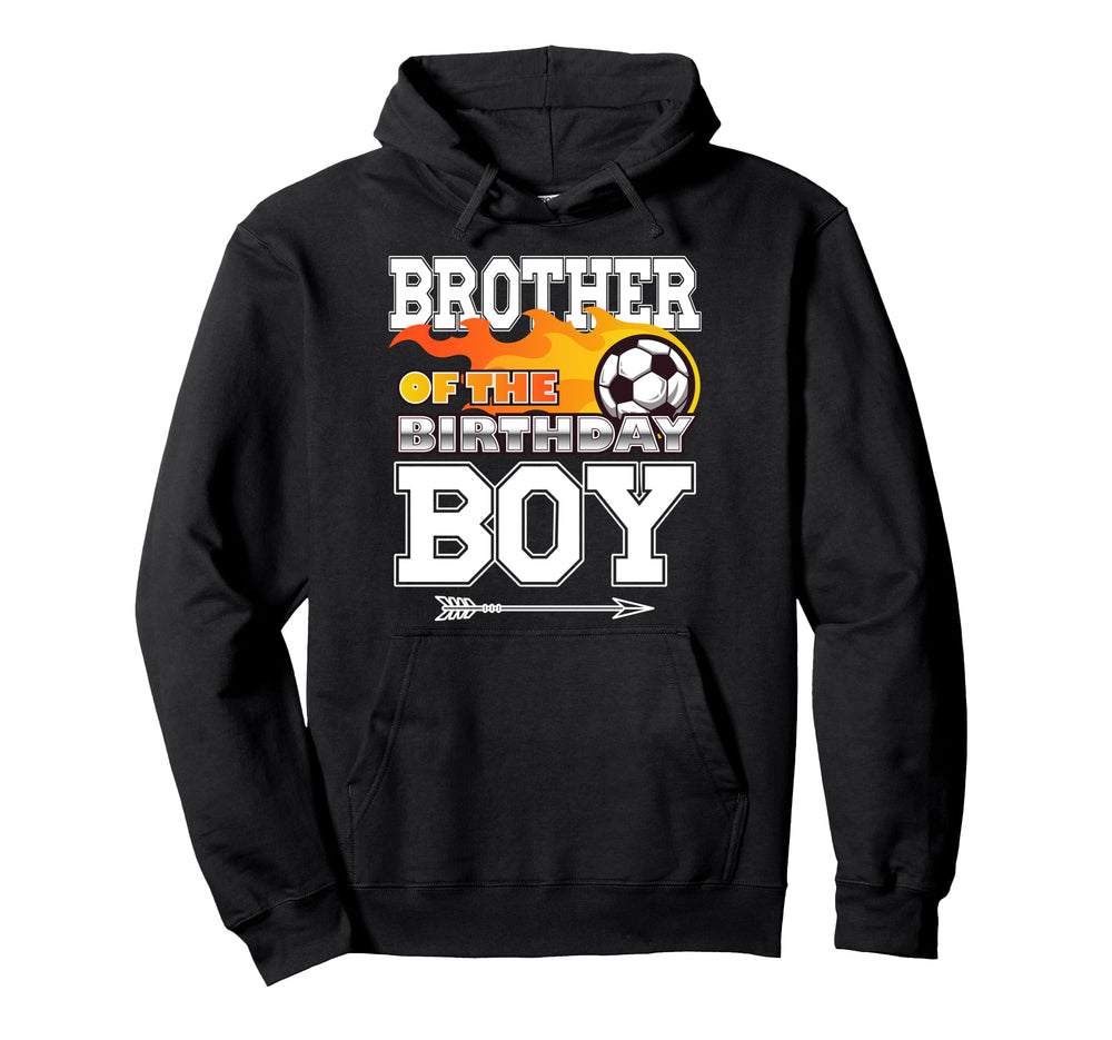 Brother Birthday Soccer Sport Matching Hoodie - Minimalist Print Unisex