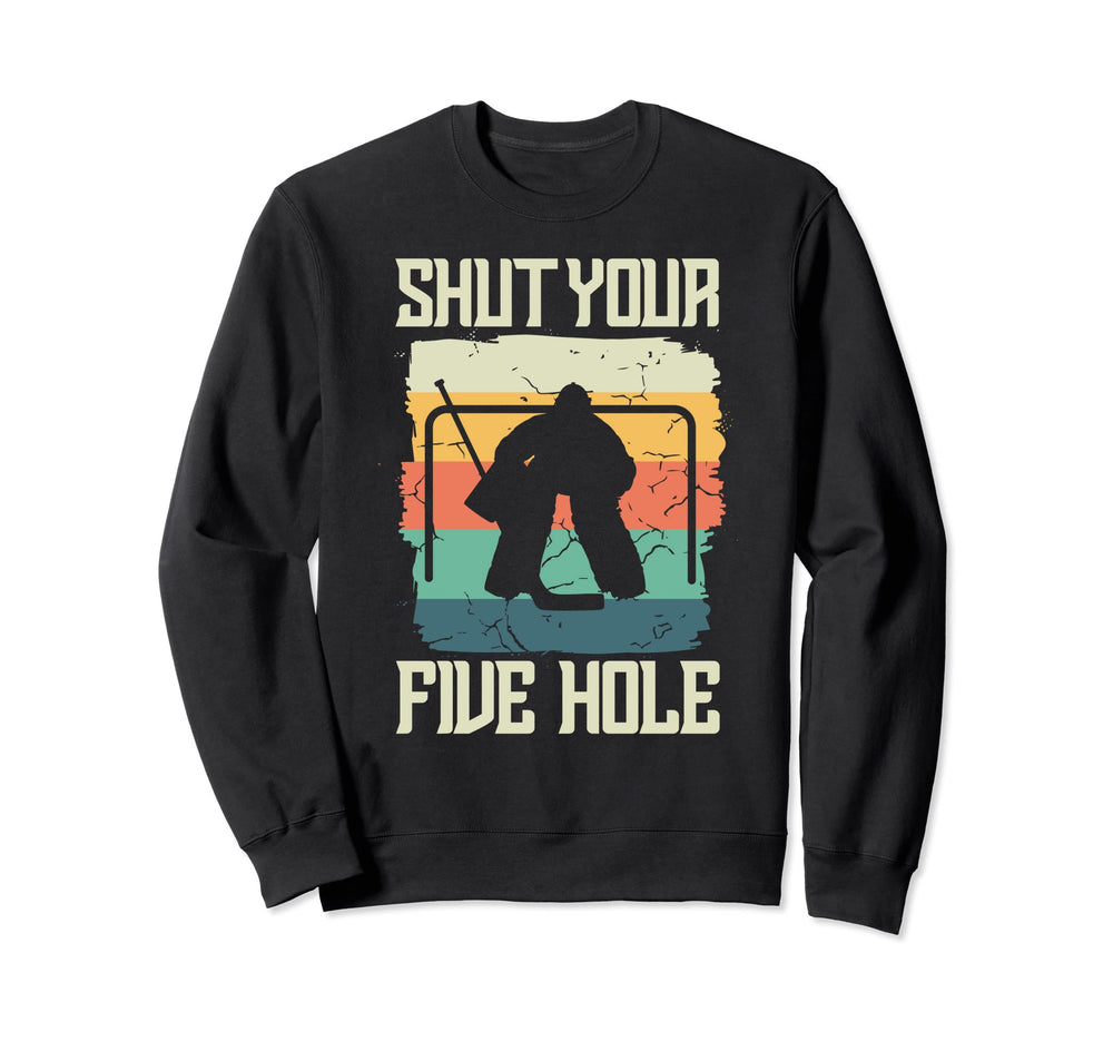 Ice Hockey Goalkeeper Goaltender Sweatshirt - Minimalist Print Men Women