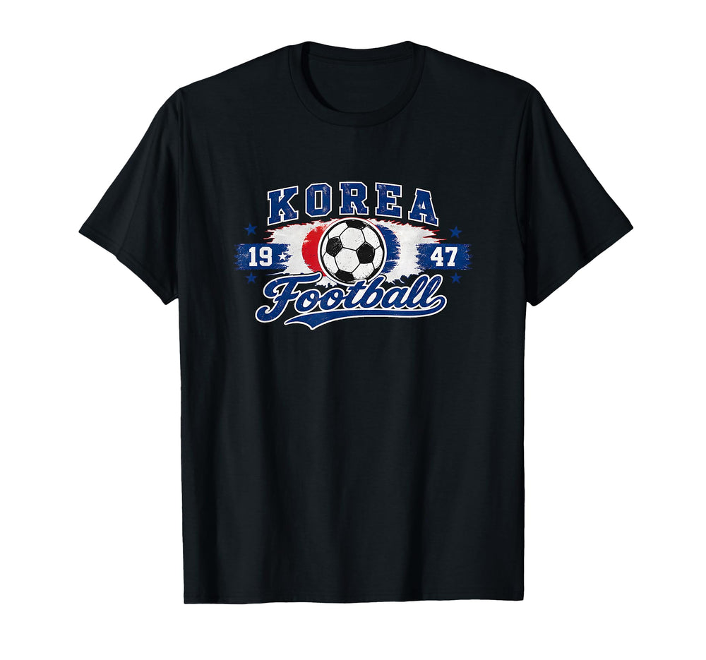 Korea Football Tradition 1947 Soccer T-Shirt - Novelty Apparel for Adults