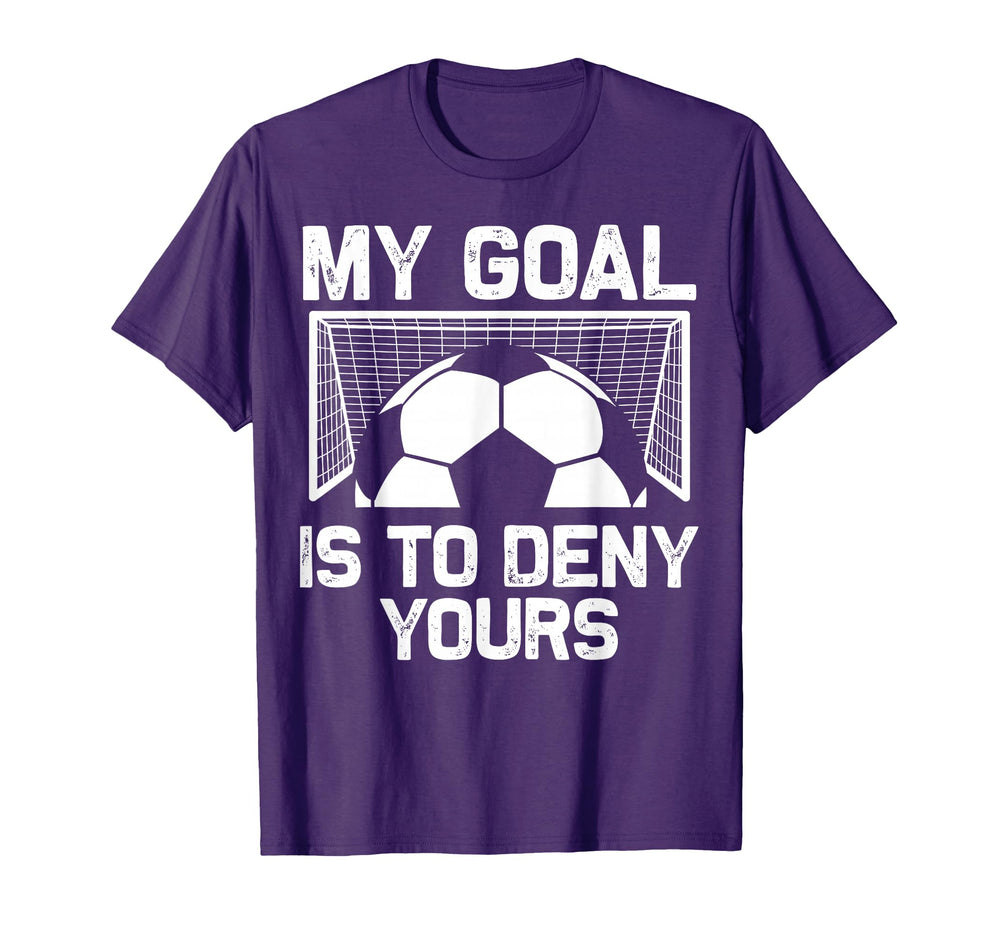 Soccer Goalie Art Gag Soccer Player T-Shirt - Aesthetic Graphic for Adults