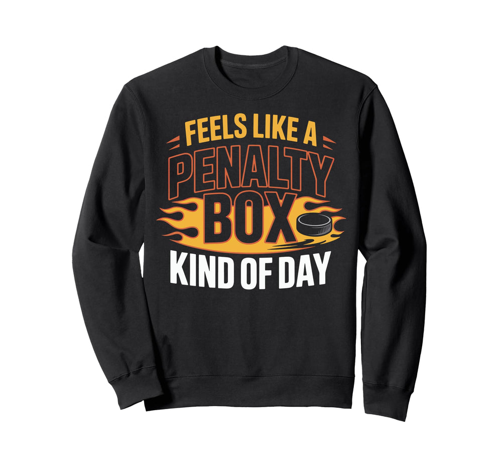 Feels Like Penalty Box Kind Day Sweatshirt - Graphic Print for Adults