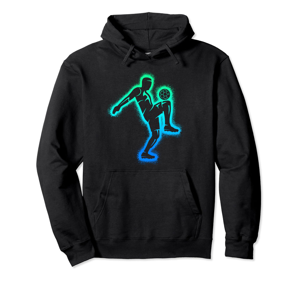 Soccer Game Futbol Team Soccer Player Hoodie - Minimalist Print Unisex
