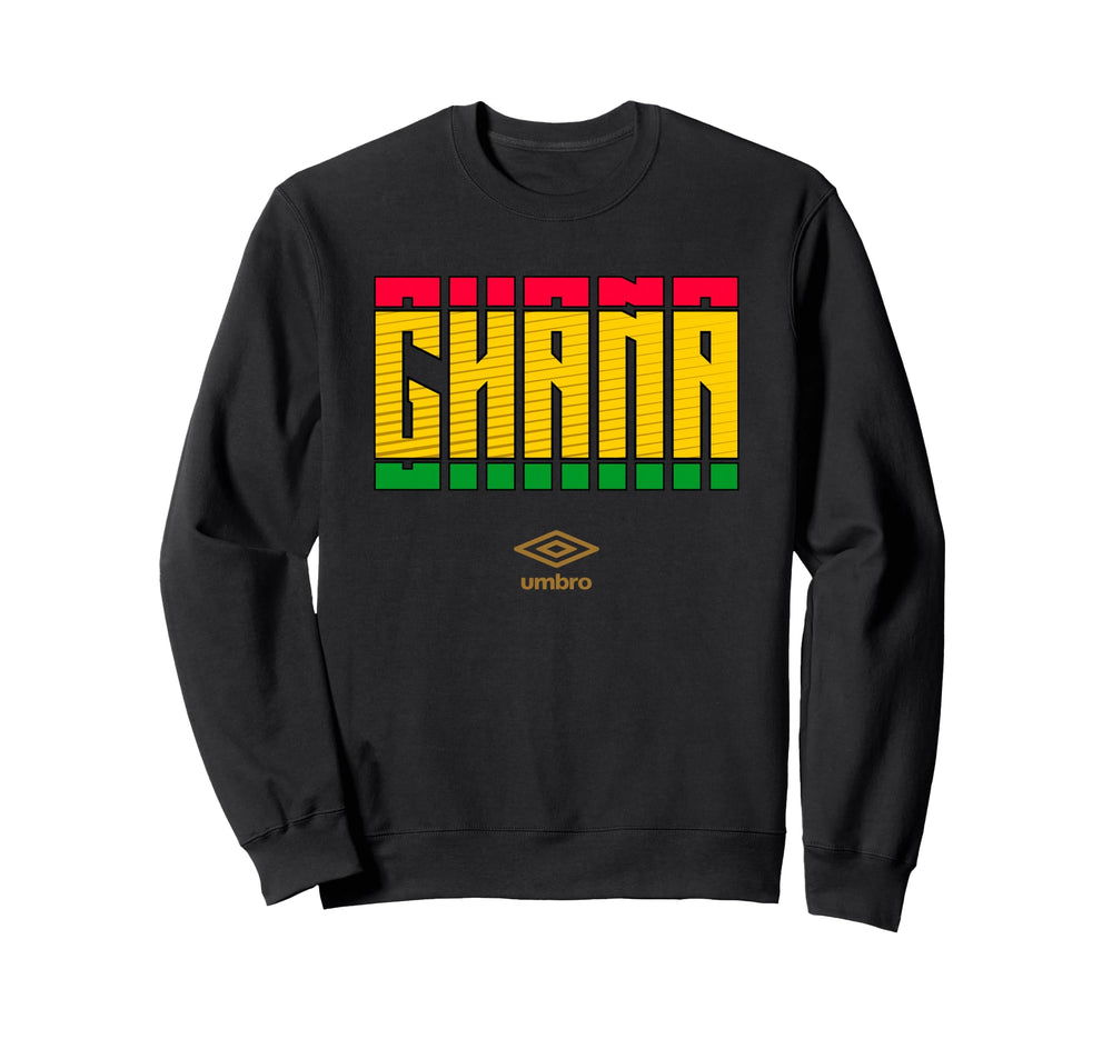 Umbro International Soccer Ghana Sweatshirt - Novelty Apparel for Adults