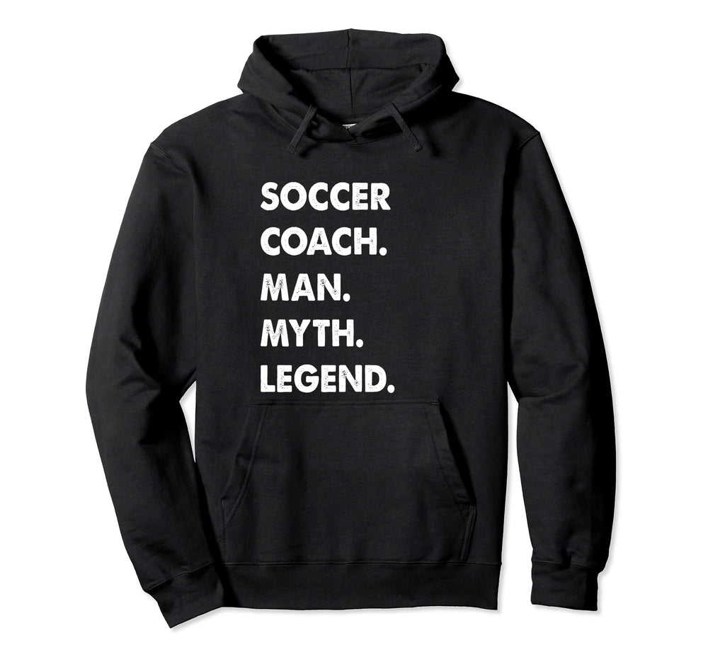 Funny Soccer Coach Profession Outfits Hoodie - Casual Everyday Wear Unisex
