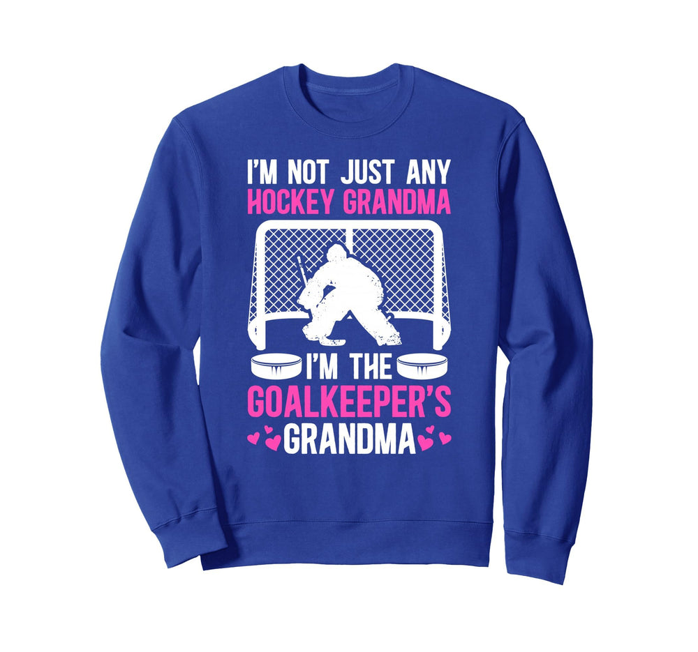 Im Hockey Goalkeeper Grandma Hockey Sweatshirt - Graphic Print for Adults