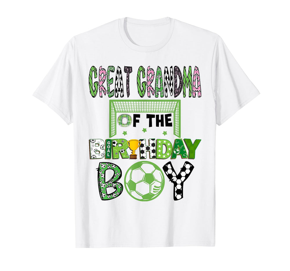 Great Grandma Birthday Soccer T-Shirt - Casual Everyday Wear for Adults