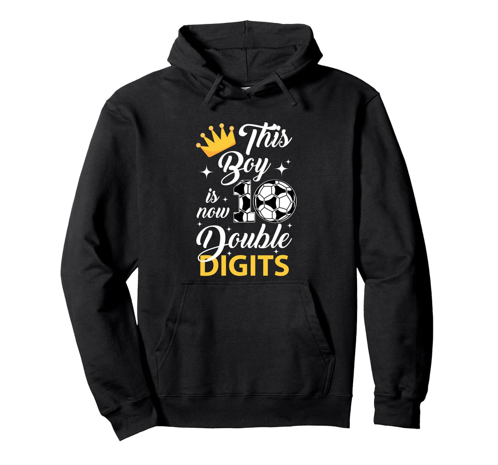 This Now 10 Double Digits Soccer 10 Hoodie - Casual Everyday Wear Unisex