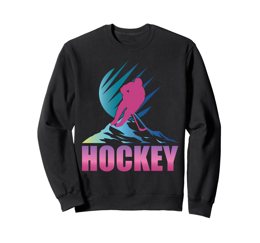 Ice Hockey Goalie 80S 90S Sweatshirt - Novelty Apparel for Adults