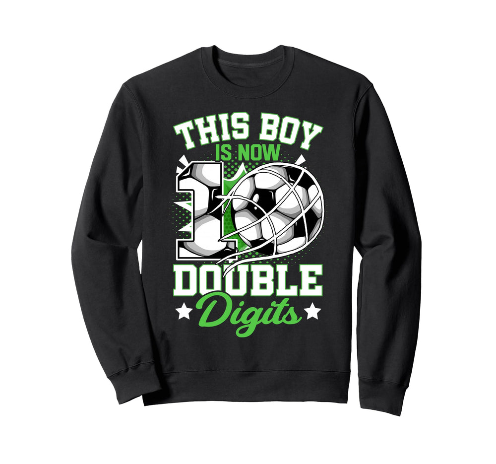 This Now 10 Double Digits Soccer 10 Sweatshirt - Graphic Print Men Women