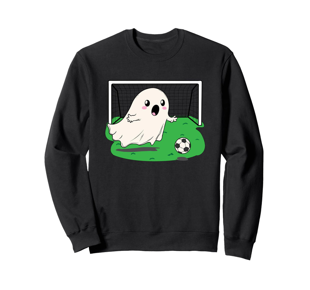 Funny Ghost Soccer Goalie Sweatshirt - Casual Everyday Wear Men Women
