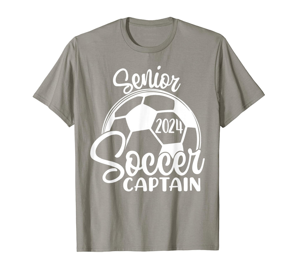 Senior Soccer Captain 2024 Class 2024 T-Shirt - Trendy Graphic Unisex