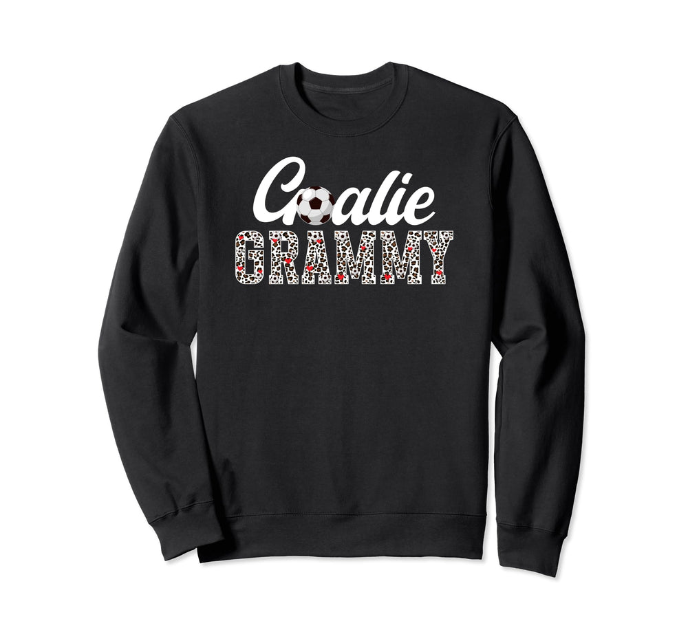 Soccer Goalie Grammy Leopard Sweatshirt - Fun Novelty Design for Adults