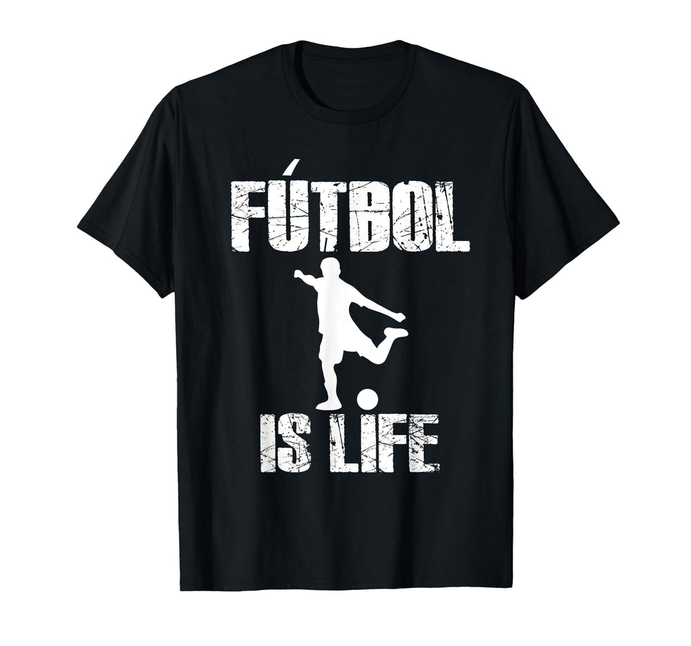 Funny Futbol Is Life Football Lover T-Shirt - Aesthetic Graphic for Adults