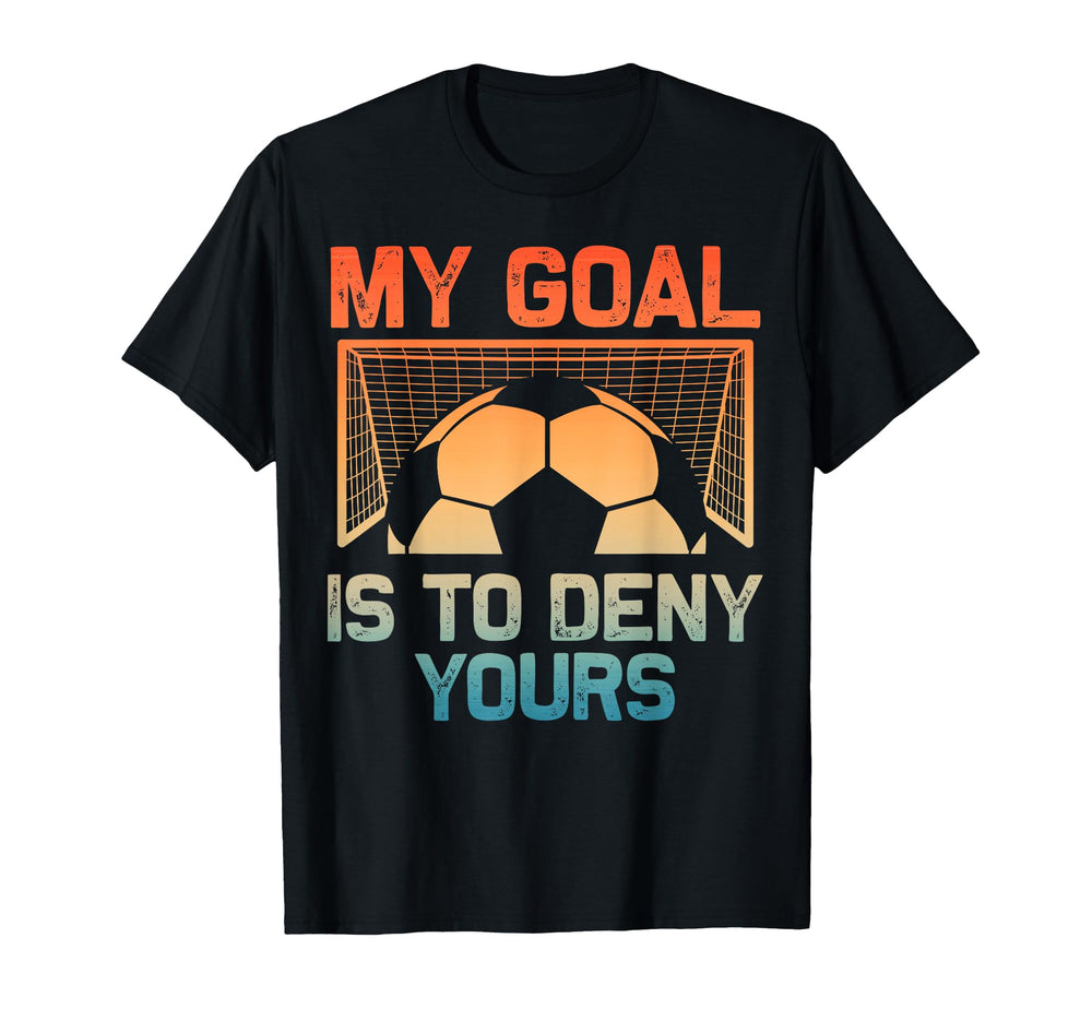 Soccer Goalie Art Gag Soccer Player T-Shirt - Custom Art Print Unisex