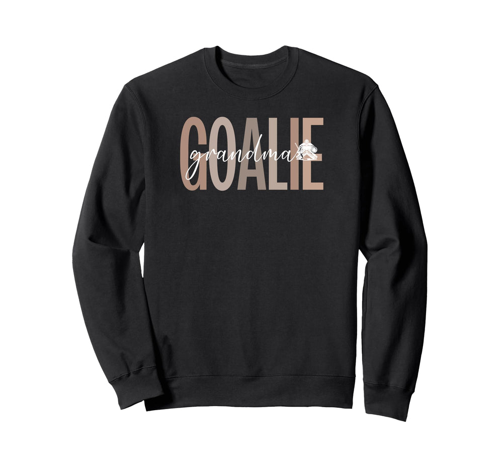 Ice Hockey Goalie Grandma Hockey Sweatshirt - Trendy Graphic for Adults
