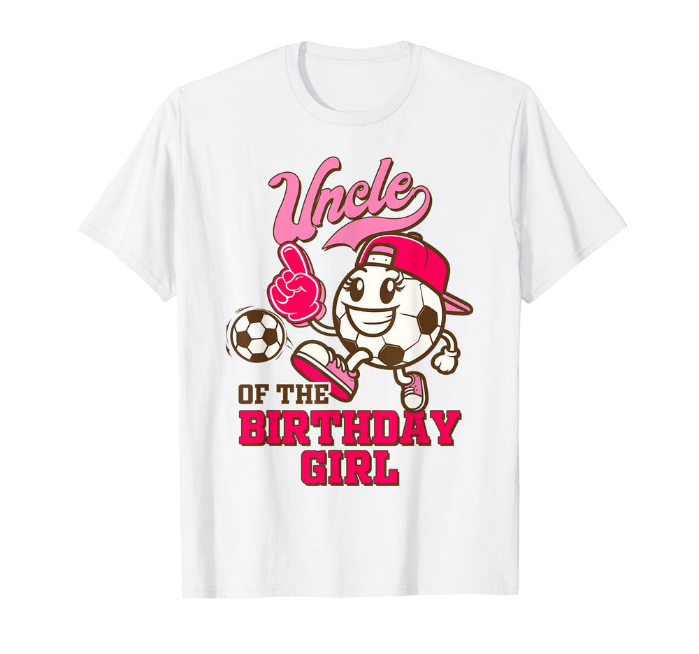 Soccer Uncle Birthday Party Uncle T-Shirt - Unique Graphic for Adults