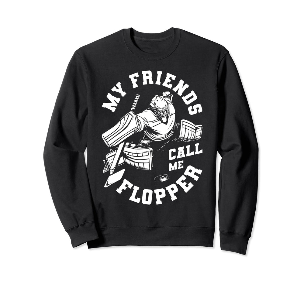 Hockey Goalkeeper Ice Hockey Goalie Sweatshirt - Custom Art Print Unisex