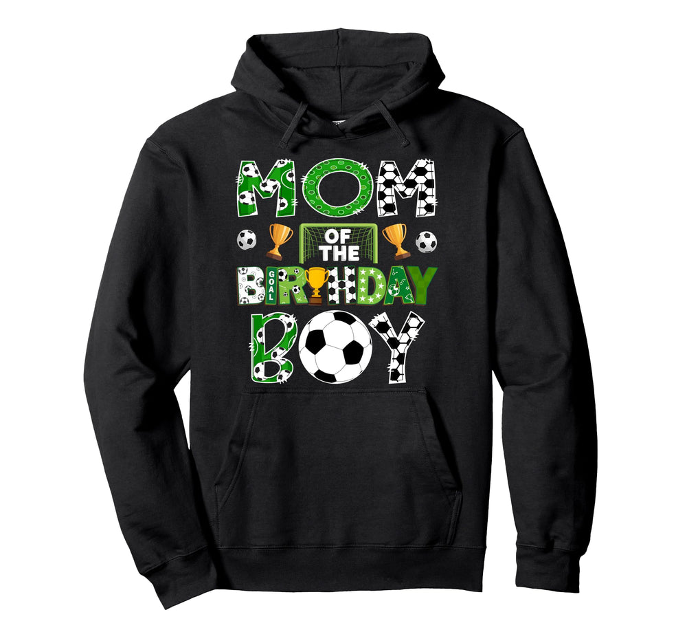Mom Birthday Soccer Player Game Day Hoodie - Trendy Graphic for Adults