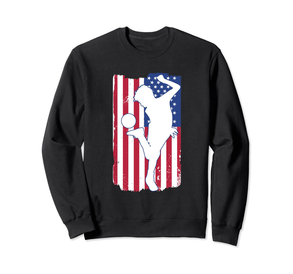 Soccer Player Soccer Usa Team Coach Sweatshirt - Unique Graphic Unisex