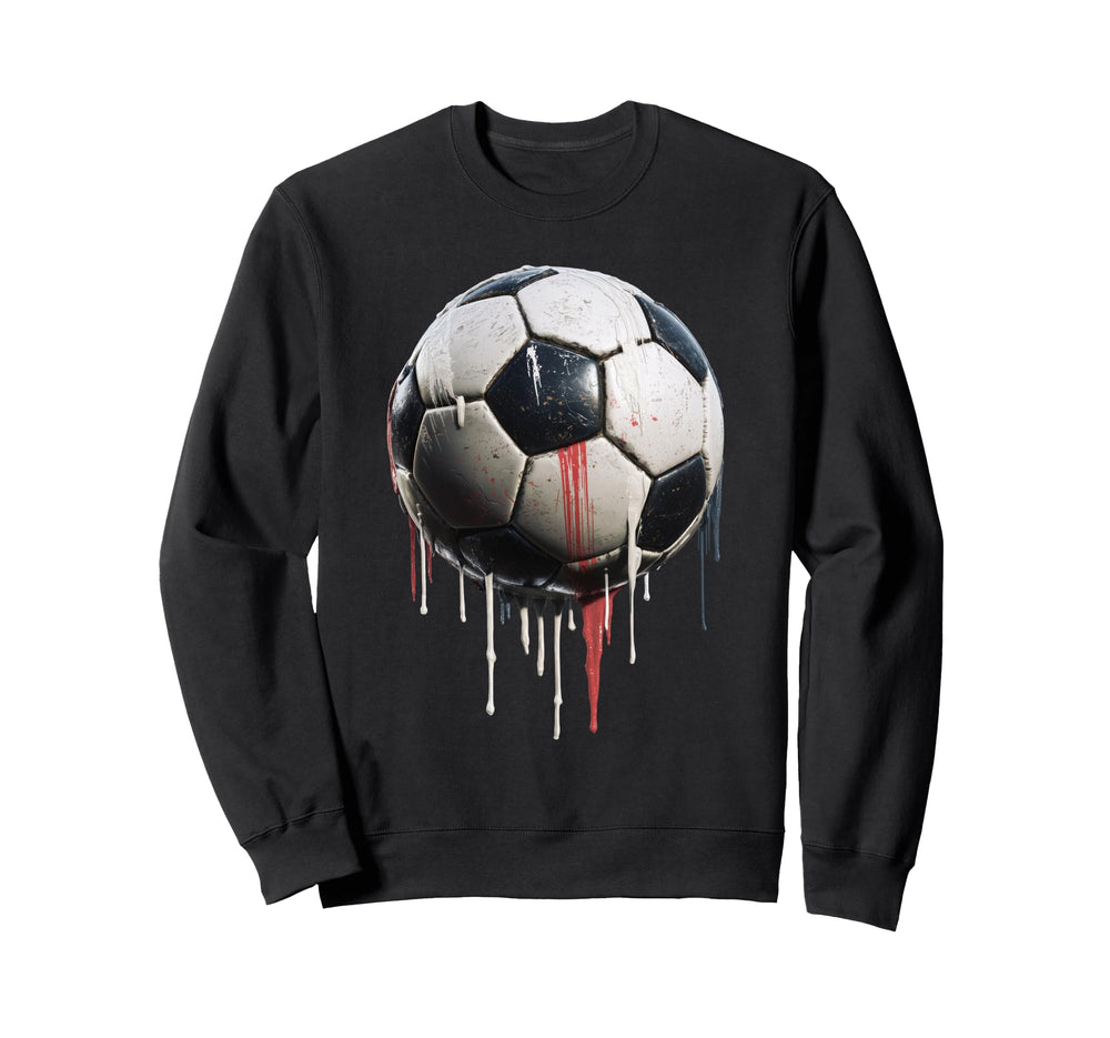 Soccer Ball Football Player And Sweatshirt - Fun Novelty Design for Adults