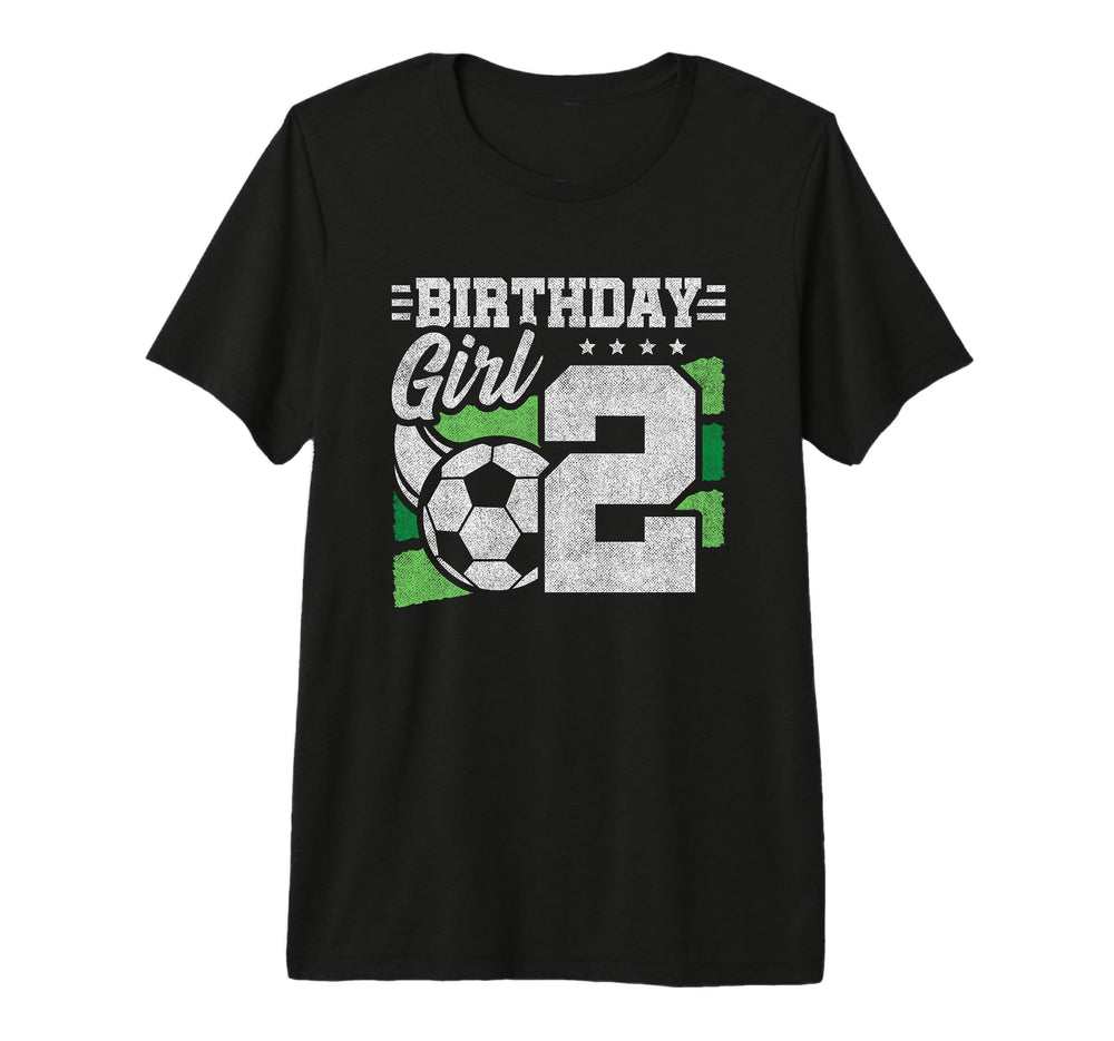 2Nd Birthday Soccer Party 2 Year Old T-Shirt - Fun Novelty Design Unisex