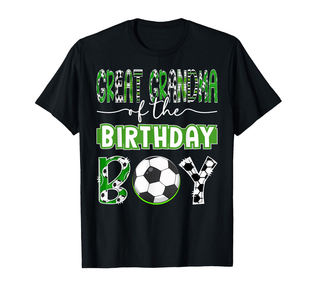 Great Grandma Birthday Soccer Player T-Shirt - Casual Everyday Wear Unisex