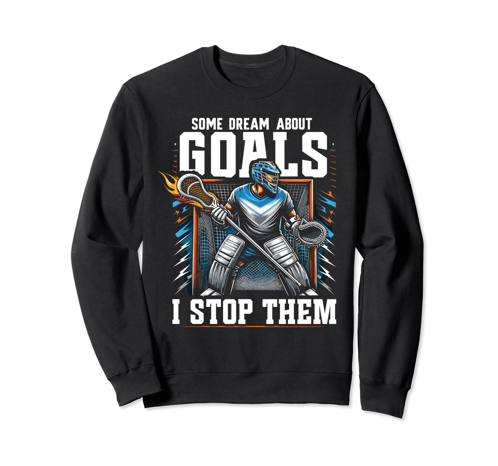 Goalkeeper Lax Goalie Lacrosse Sweatshirt - Minimalist Print Men Women
