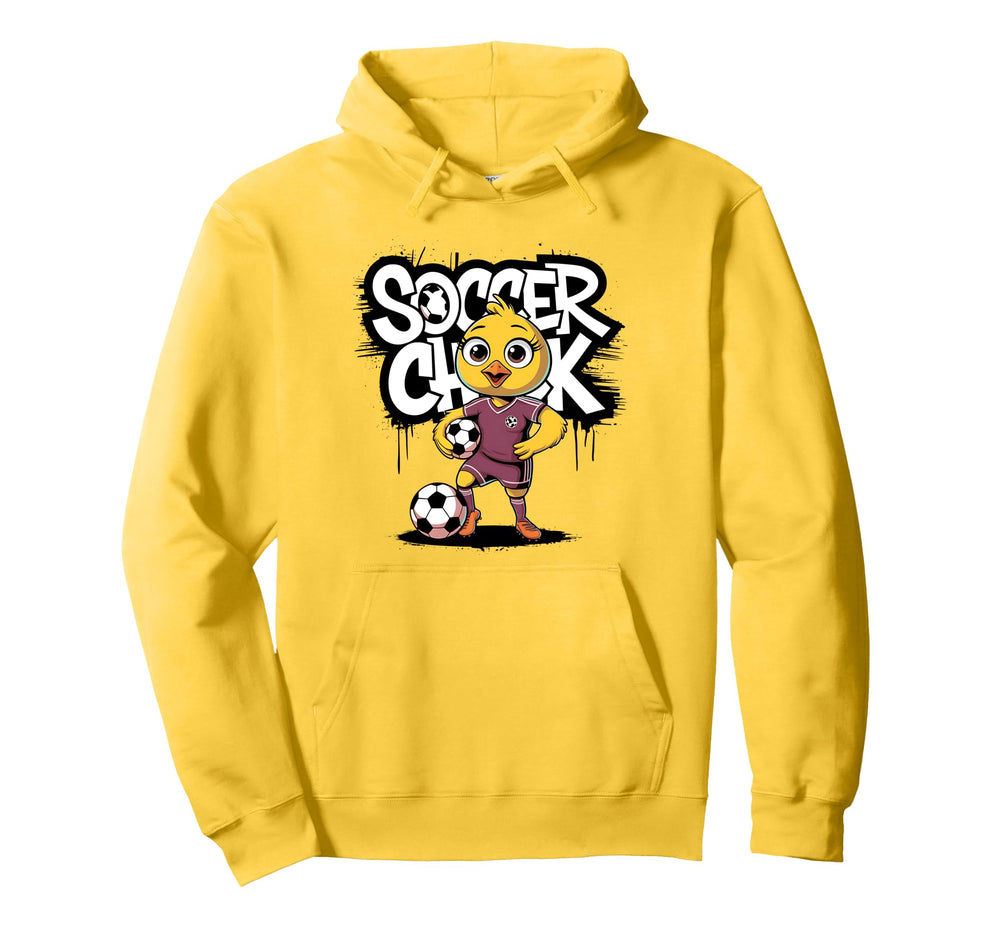 Soccer Chick Soccer Player Soccer Hoodie - Fun Novelty Design Unisex
