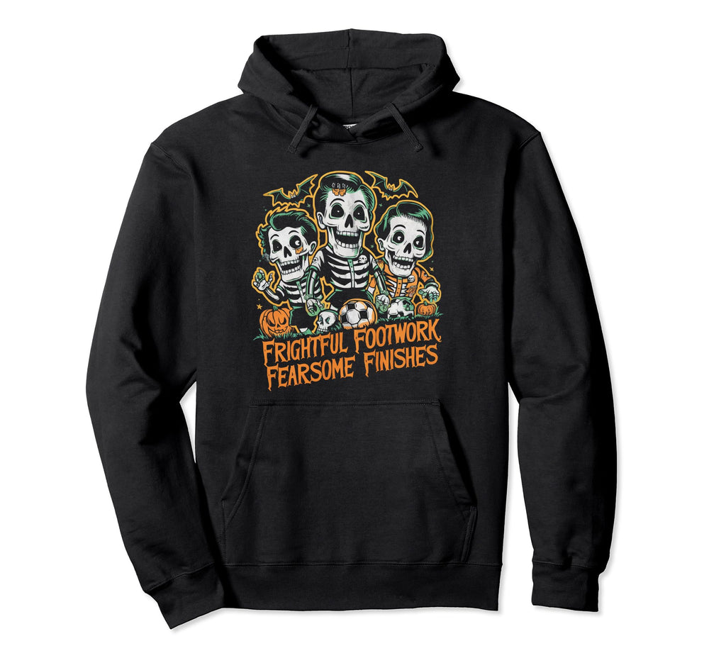 Soccer Halloween Spooky Hoodie - Casual Everyday Wear for Adults