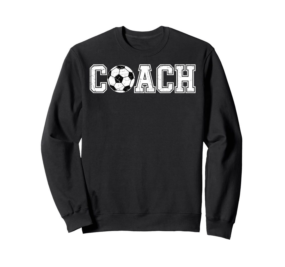 Soccer Coach Football Player Sweatshirt - Aesthetic Graphic Unisex