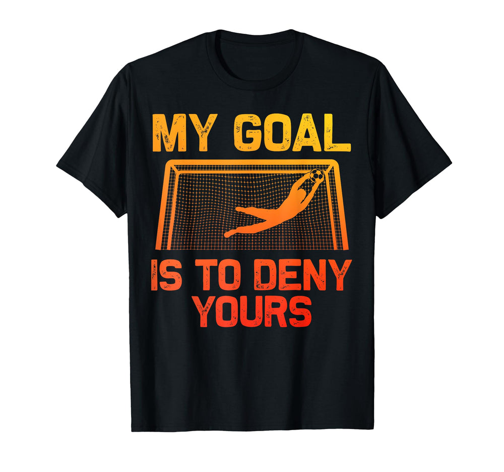 Soccer Goalie Art Gag Soccer Player T-Shirt - Custom Art Print for Adults