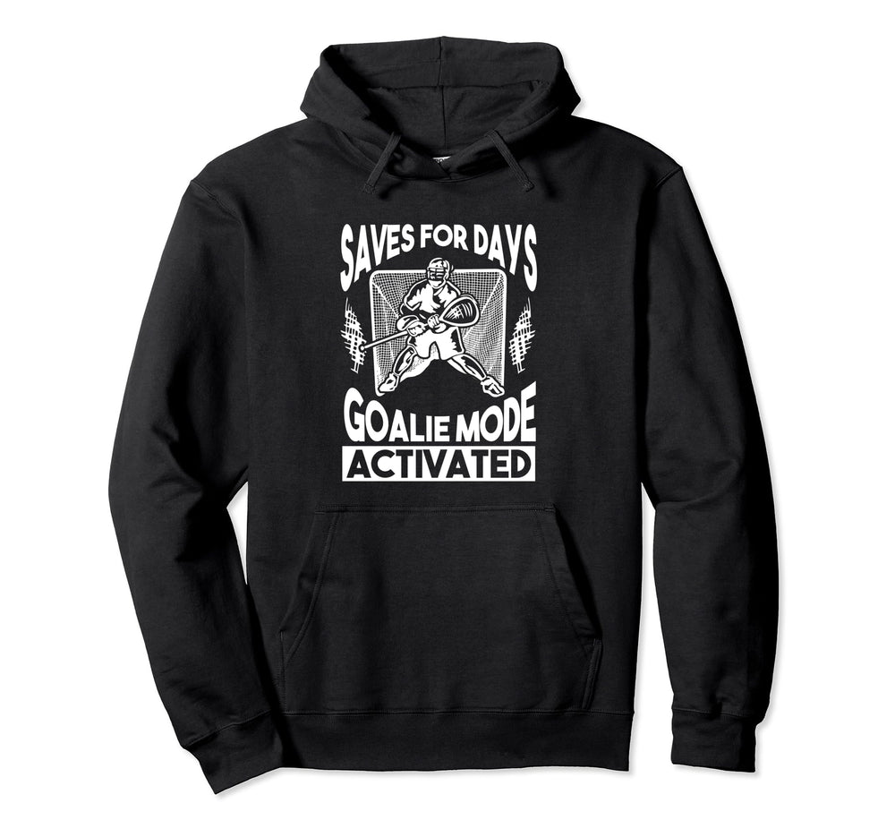 Lacrosse Goalkeeper Lax Player Sports Hoodie - Fun Novelty Design Unisex