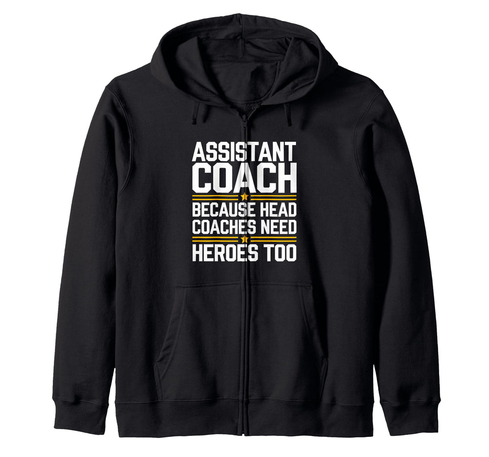 Funny Assistant Coach Soccer Sweatshirt - Casual Everyday Wear Men Women
