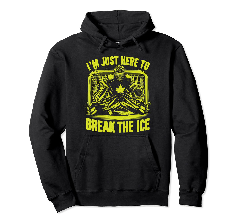 Ice Hockey Goalie Goaltender Keeper Hoodie - Unique Graphic Unisex