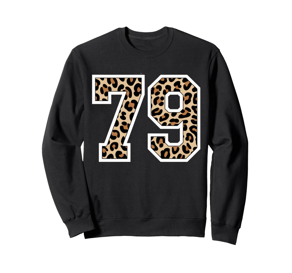Ladies Football Soccer Leopard Sweatshirt - Minimalist Print for Adults