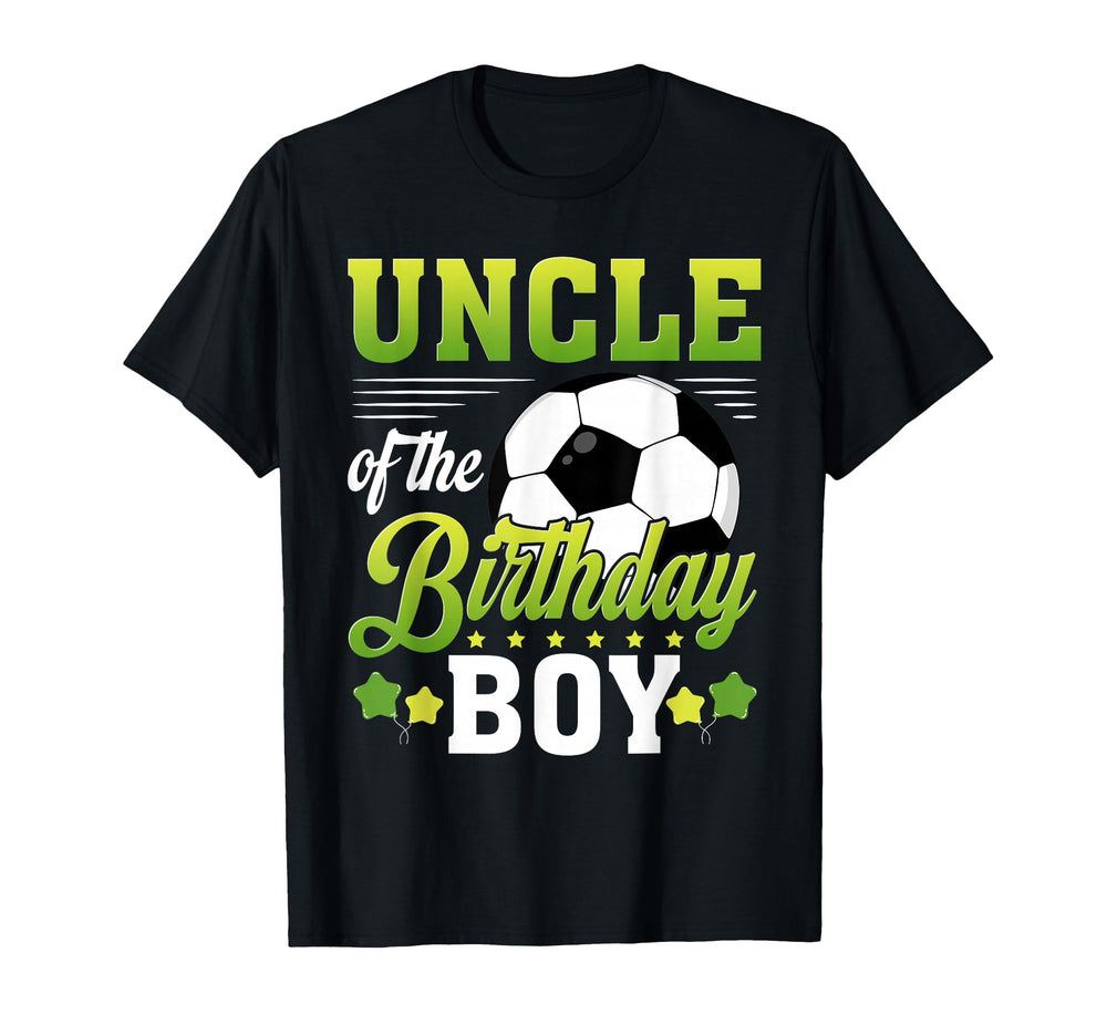Uncle Birthday Soccer Player Bday T-Shirt - Aesthetic Graphic for Adults