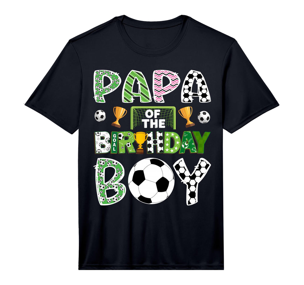 Papa Birthday Soccer Player Game Day T-Shirt - Aesthetic Graphic Unisex