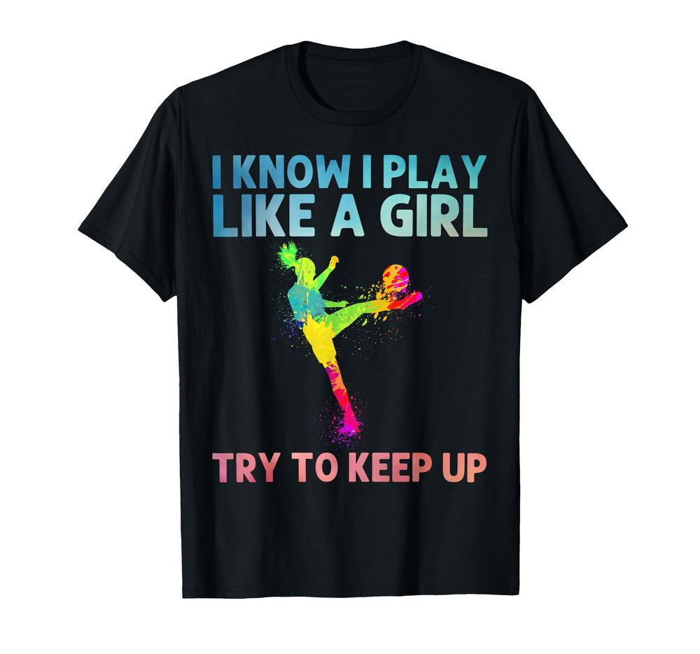 Funny Soccer Art Soccer Player T-Shirt - Minimalist Print for Adults