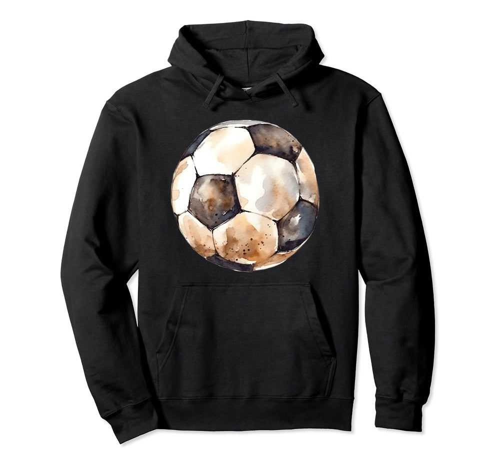 Soccer Ball Sports Lovers Player Hoodie - Novelty Apparel for Adults
